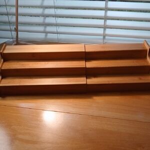 Bamboo Expandable Cabinet Organizer